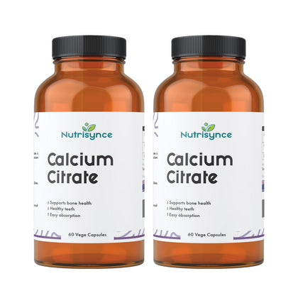 Nutrisynce Calcium Citrate 600mg 60s - Bundle of 2