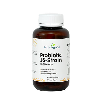 Nutrisynce Probiotic 16-Strain 60 VC