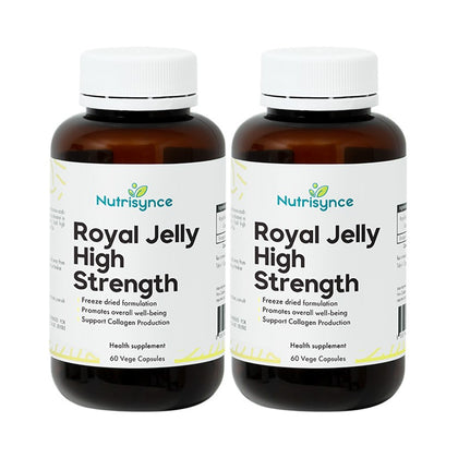 Nutrisynce Royal Jelly High Strength 60's - Bundle of 2
