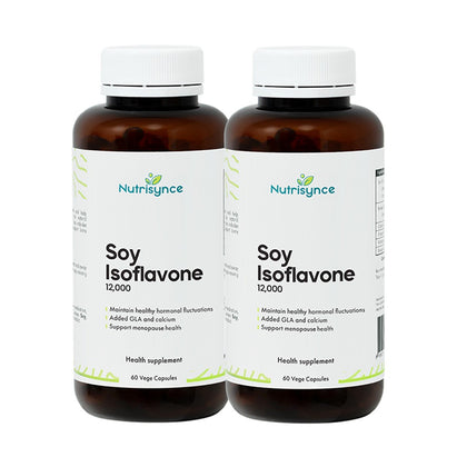 Nutrisynce Soy Isoflavone 60 Vege Capsules - Bundle of 2