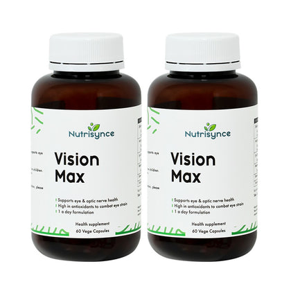 Nutrisynce Vision Max 60 Capsules - Bundle of 2