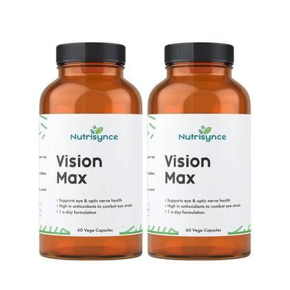 Nutrisynce Vision Max 60 Vege Capsules - Bundle of 2