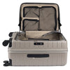 turaco 29" Silent Double Wheel Expandable Polycarbonate Hard Case Luggage with Anti-Theft Zipper & TSA Lock - Beige
