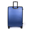 turaco 25" Silent Double Wheel Expandable Polycarbonate Hard Case Luggage with Anti-Theft Zipper & TSA Lock - Navy Blue