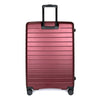 turaco 29" Silent Double Wheel Expandable Polycarbonate Hard Case Luggage with Anti-Theft Zipper & TSA Lock - RED