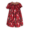 Eclat Bebe Embroidery Christmas Prints Dress