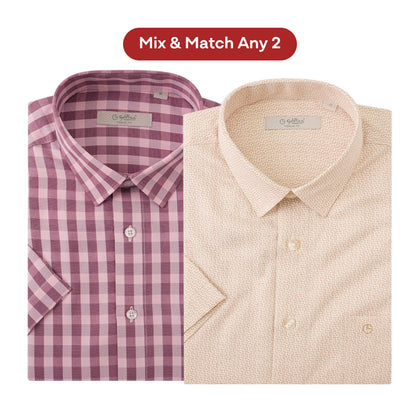 [Mix & Match Any 2] Goldlion Short-Sleeved Shirt