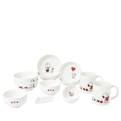 CORNINGWARE 14pcs Dinnerware Set (Snoopy Lovely)