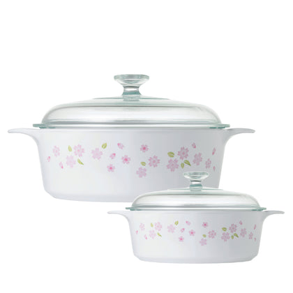 CORNINGWARE 4pc Covered Casserole Set - Sakura
