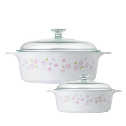 Corelle 4pc Casserole Set - Sakura