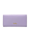 Carlo Rino Long Bi-fold Leather Wallet - Lilac