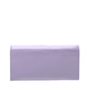 Carlo Rino Long Bi-fold Leather Wallet - Lilac