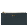 Carlo Rino Leather Cardholder - Dark Green