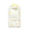 Purcotton Baby Swaddle 90cm x 90cm - Yellow Baby Elephant