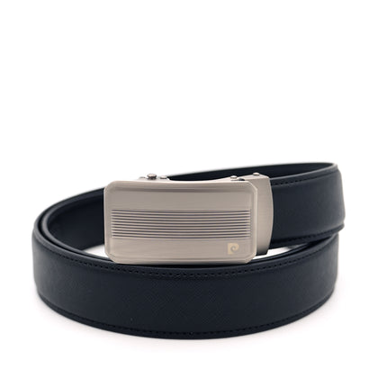 Pierre Cardin Auto Lock Leather Belt (PB2616) - Black