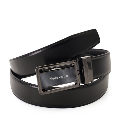 Pierre Cardin Auto-Lock Leather Belt - A