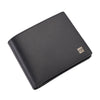 PICARD 3-Fold with Coin Leather Wallet -  Black