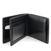 PICARD 3-Fold with Coin Leather Wallet -  Black