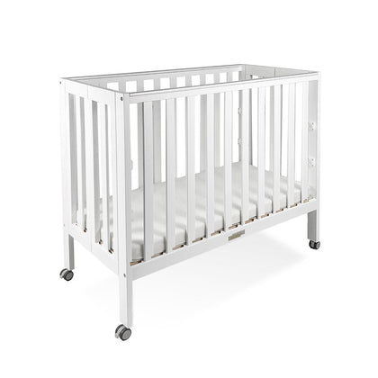 Prego Oru Foldable Wooden Crib 90cm x 45cm - White