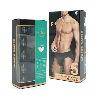 Pierre Cardin Mini Briefs (5-pc Pack) - Assorted