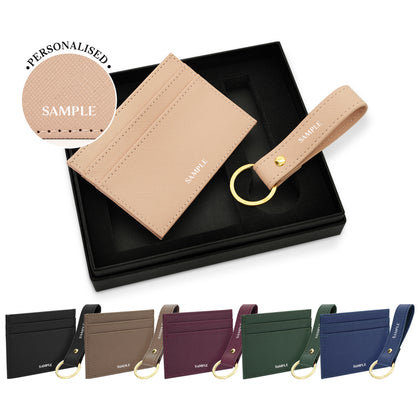 [ONLINE EXCLUSIVE] Gyfts & Co. Personalised Card Holder & Keychain Gift Set
