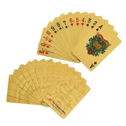 [The Singapore Mint] Majestic Dragon Gold Foil Playing Cards (Q902)
