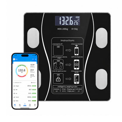 [Online Exclusive] MAX Smart Bluetooth Body Fat Scale with App & USB Charging