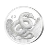 [The Singapore Mint] 2025 Singapore Lunar Snake Nickel-Plated Zinc Proof-Like Coin (R001) by MAS