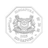 [The Singapore Mint] 2025 Singapore Lunar Snake 1 troy oz 999 Fine Silver Proof Coin (R003) by MAS