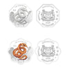 [The Singapore Mint] 2025 Singapore Lunar Snake 999 Fine Silver Proof 2-Coin Set (R011) by MAS