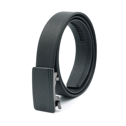 Goldlion Auto Lock Leather Belt - Black