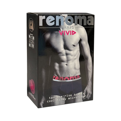 Renoma 90% Microfiber 10% Spandex Trunks (2-pc Pack) - Assorted