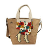 Mis Zapatos 2 Way Tote cum Crossbody Bag - Beige