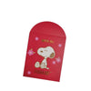 [The Singapore Mint] Peanuts Snoopy Collection 24K Gold Foil with Colour Charm Bag - Sitting with Red Charm Bag (RMQ034)