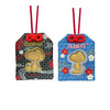 [The Singapore Mint] Peanuts Snoopy Collection 24K Gold Foil with Colour Charm Bag - Sitting with Black (RMQ035)