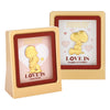 [The Singapore Mint SG60 Exclusive] Peanuts Snoopy LOVE IS Collection 24K Gold Foil in Frame Gift Set (RMQ039 + RMQ040))