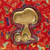 [SG61 Deal The Singapore Mint] Singapore x Peanuts Batik Motif (Red) Leatherette Card Holder with Gold Foil (RMR108)