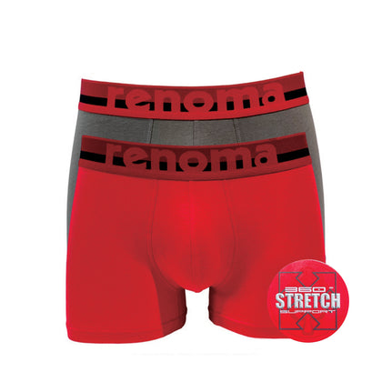 Renoma Pro-Stretch Boxer Briefs (2-pc pack) - Assorted Colours