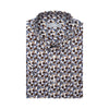 Goldlion Short-Sleeved Shirt - Brown Flower