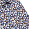 Goldlion Short-Sleeved Shirt - Brown Flower