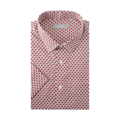 Goldlion 100% Cotton Short-Sleeved Shirt - Col 30