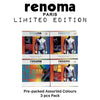 Renoma Limited Edition Sport Microfiber Mini Briefs (3-pc pack) - Assorted Colours