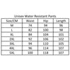 FREEZE ZONE Unisex Water Resistant Pants - Black