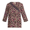ENRO V-Neck Floral Top - Floral