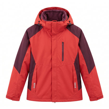 FREEZE ZONE Women's Windproof and Breathable Jacket - Red
