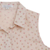 Shockwave Sleeveless Button-Up Blouse