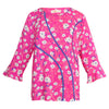 ENRO 3/4 Length Sleeves Floral Blouse - Pink