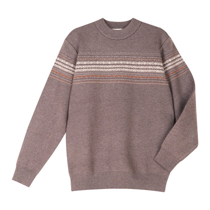FREEZE ZONE Wool Mixed Sweater (Men) - Brown