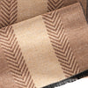 TRAVEL ESSENTIALS 100% Wool Scarf - Brown