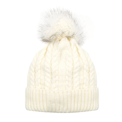 FREEZE ZONE Wool Mixed Beanie - Cream